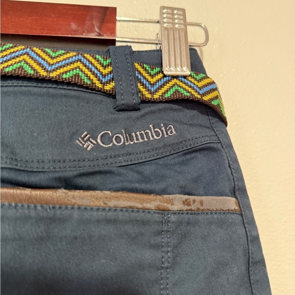 Columbia Women's Kestrel Trail II Omni-Shield Capri Pants Navy Blue Size 4 - Picture 6 of 11